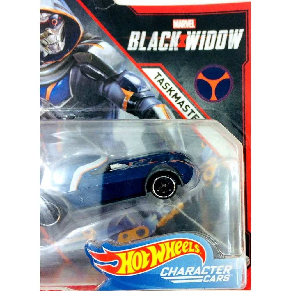 Marvel Hot Wheels Ms Marvel/Taskmaster Black Widow Movie Character Cars Set 2